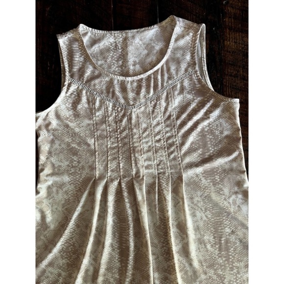Sleeveless Snakeprint patterned Womens Top/Blouse/Shirt - Picture 5 of 10